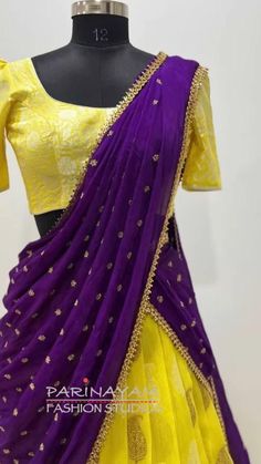 Latest Bridal Blouse Designs, Lehenga Saree Design, Simple Lehenga, Half Saree Lehenga, Long Gown Design, Simple Frocks, Lehenga Designs Simple, Latest Model Blouse Designs, Fancy Sarees Party Wear