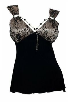 eVogues Plus Size Sexy Lace O-Ring Necklace Sleeveless Top Brown - 1X eVogues Apparel,http://www.amazon.com/dp/B00C7SRMKO/ref=cm_sw_r_pi_dp_9vHmsb0KH57RDAZW Petite Models, Plus Size Fashion Tips, Casino Outfit, Top Clothing, Plus Size Top, Lace Bodice, Curvy Outfits, Plus Size Lingerie, Back Design