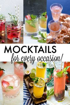 cocktails for every occasion with text overlay