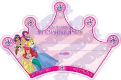 an image of a princess tiara with the names of all her friends on it