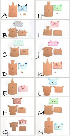 the instructions for how to make paper animals