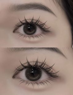 Manhua lashes anime lashes chinese lashes manga lashes chinese makeup trend Bambi Beauty Subliminal, Natural Manga Lash Extensions, Chinese Makeup