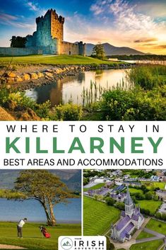 the cover of where to stay in killarneyy best areas and accommodations by irish tourism