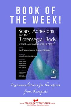 A gold mine of info this book comes bursting with well edited chapters & fantastic illustrations! A comprehensive guide to the effects of scars & adhesions it features contributions from specialists in the fields of fascial anatomy, movement, surgery & other manual therapies. For more book recommendations & #ThoughtfulTipsForTherapists subscribe to our newsletter The Muscle Whisperer! #MassageTherapy #MassageTherapist #MassageUK #MassageTherapyBusiness #MassageWarehouse Anatomy Movement, Book Of The Week, Gold Mine, Book Week