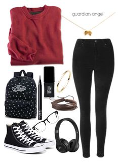 "Untitled #26" by dayna-eichenser ❤ liked on Polyvore featuring Dogeared, Topshop, Converse, JINsoon, NARS Cosmetics, Vans, Isabel Lennse, Beats by Dr. Dre and Zodaca Nars Cosmetics, Nars, Converse, Polyvore, Clothes