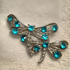 Brand New In Package Handmade Pins Brooch, Blue Crystal Brooch Jewelry, Dragonfly Brooch, Dragonfly Brooch Jewelry Gift, Pop Art Face, Vintage Handmade Dragonfly Jewelry, Green Butterfly Brooch Jewelry, Face Brooch, Acrylic Brooch