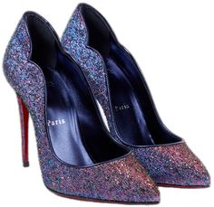 Luxury Purple Pointed Toe Heels, Luxury Purple Heels With 4-inch Heel, Luxury Purple Heels For Party Occasions, Luxury Purple Evening Heels, Luxury Purple Closed Toe Heels, Luxury Multicolor Heels For Party, Luxury Multicolor Heels For Evening, Designer Purple Heels For Party, Luxury Multicolor Heels For Formal Occasions