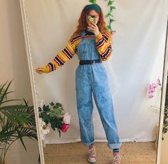 Moda Ulzzang, Look Disco, Casual Office Wear, Outfits 90s, Fashion 80s, Stil Boho, Look Retro, Outfit 90s