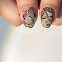 Pedicure Designs, Floral Nail, Smink Inspiration, Her Nails, Floral Nail Art, Nail Art Inspiration, Mani Pedi, How To Do Nails, Beauty Nails