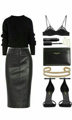 Casual Cute New Years Outfit, Long Leather Skirt Outfit Party Night, Leather Skirt Outfit Party Night Winter, Leather Skirt Outfits Winter, Birthday Night Out Outfit Classy, Casual Lunch Outfit Winter, Leather Skirt And Sweater Outfit, Winter Date Night Outfit Classy