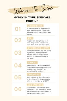 where to save money in your skincare routine, drugstore skincare, cheap skincare, moisturisers, spf, eye creams, masks, cleansers, chemical exfoliants, acids, toners Affordable Skincare, Cheap Skin Care Products, Products To Buy, Drugstore Skincare, Skincare Brands, Affordable Skin Care