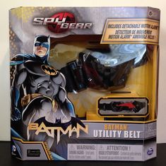 the batman utility belt is in its box and ready to be used as an action figure