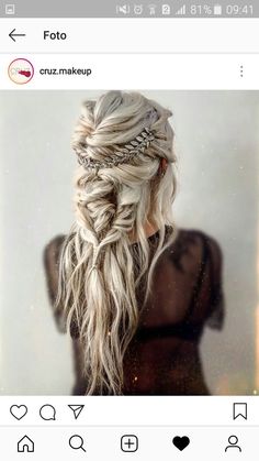 Messy Braided Hairstyles, Bohemian Wedding Hair, Rustic Wedding Decorations, Viking Wedding, Viking Hair, Boho Wedding Hair, Easy Summer Hairstyles, Elegant Updo, Wedding Hair And Makeup