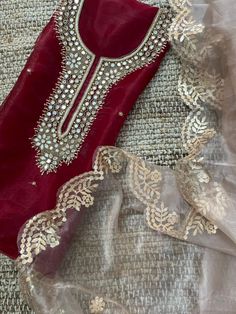 Mirror Work Kurti, Organza Kurti, Gotta Work, Gota Work, Palazzo Suit, Suit Pant, Mirror Work