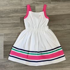 Nautica Dress Size M (8-10) New Without Tags Never Worn White Casual Dress For Playwear, Casual White Dress For Playwear, Kids' Dresses, Colorful Dresses, Color White, Tags, 10 Things, Dresses, White