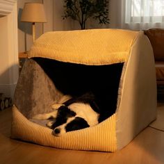 FunnyFuzzy’s Warm Flannel Semi-Enclosed Dog Tent Bed offers cozy, private space for large dogs. Detachable and easy to clean, it’s the perfect pet retreat. Shop now! Dog Tent Bed, Tent Bed, Dog Tent, Area Room Rugs, Salad Easy, Bed Rug, Winter Bedding, Cosy Spaces, Bed Tent