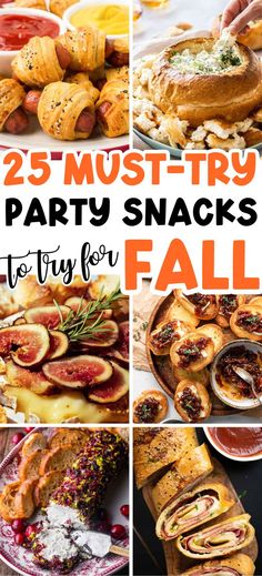 25 must try party snacks to try for fall