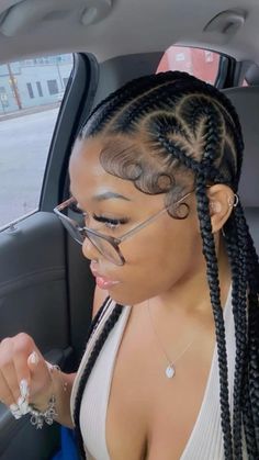 Cornrows Braids For Black Women, Feed In Braids Hairstyles, Box Braids Hairstyles For Black Women, Cute Braided Hairstyles, Braids Hairstyles Pictures, Braided Cornrow Hairstyles, Cute Box Braids Hairstyles, Quick Braided Hairstyles, Protective Hairstyles Braids