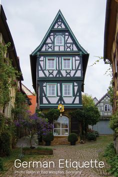 an image of a house that looks like it is in germany