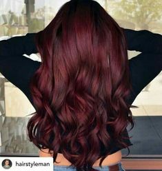 Auburn Hair Dye, Deep Red Hair Color, Pelo Color Vino, Red Hair Dye, Dark Hair Dye, Deep Red Hair, Wine Hair Color, Dark Red Hair Color, Shades Of Red Hair