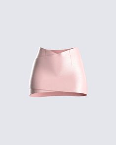 Asymmetrical Solid Mini Skirt For Night Out, Spring Wrap Skirt For Night Out, Trendy Pink Pencil Mini Skirt, Pink High Waist Mini Skirt For Night Out, High Waist Pink Mini Skirt For Night Out, Pink Pencil Mini Skirt For Night Out, Trendy Fitted Wrap Skirt, Faux Leather Mini Skirt For Party, Chic Party Wrap Skirt