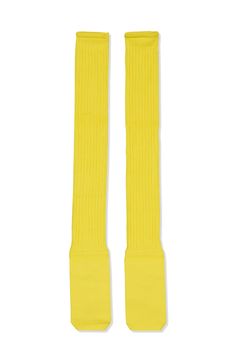 Knee-Hight Uni Socks In Yellow Bernhard Willhelm AW23 Yellow Sporty Socks For Sports, Bernhard Willhelm, Socks Aesthetic, Halloween Coustumes, Yellow Socks, Twelfth Night, Socks, Fashion Outfits, Halloween