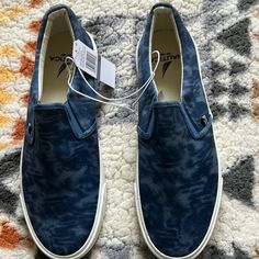 Men’s Nautica 10.5 Slip In Shoes. Color Is Indigo Tie Dye And Style Of The Shoe Is Candler. Navy Low-top Slip-on Sneakers, Blue Casual Slip-on Sneakers, Casual Navy Slip-on Sneakers, Navy Casual Slip-on Sneakers With Round Toe, Casual Navy Slip-on Sneakers With Round Toe, Slip In Shoes, Mens Dress Loafers, Nautica Shoes, Indigo Tie Dye