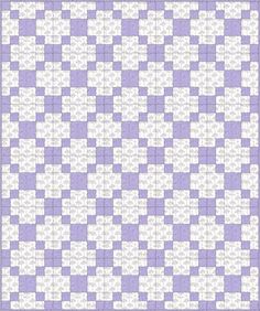 a purple and white checkerboard pattern