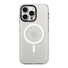 an iphone case with a magnifying lens on it