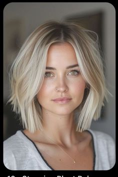 #shortfallhaircuts #fallhaircuts #hairinspo #hairtrends #hairgoals #shorthairdontcare #fallbeauty #haircutideas #haircutinspiration #autumnhair #hairtransformation #haircutseason #fallstyle #hairfashion #haircuttrends #haircutgoals Miranda Derrick Hair, Summer Blonde Hair Short, Short Hair Blonde Highlights, Haircuts For Square Faces, Blonde Hair Tips, Perfect Blonde Hair, Hairstyle For Women, Blonde Hair Transformations, Blonde Bob Hairstyles