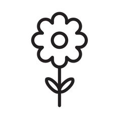 a black and white flower on a white background