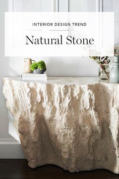 Palecek Coastal Beach Natural Shell Stone Console Table Entryway Ideas & Inspiration Coastal Chic Lighting, White Stone Table, Onyx Furniture, 2023 Interior Design, White Slipcover Sofa, Villa Classic, Famous Interiors, Stone Furniture