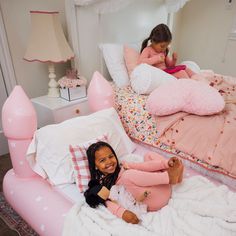 As moms and co-founders, we often travel for work. We needed an easy way to make our kids feel more at home when on the road and to make bedtime more fun. We thought - why not turn our iconic pool float designs into kids sleepover beds? Our beds feature a cozy flocked material for sleeping and a carrying bag for easy storage and travel. Now when hosting friends or family in your home, you can bring FUNBOY to bed and be the favorite aunt/uncle/grandparent/host ever. Ages 3+ Sleepover Beds, Kids Sleepover, Hosting Friends, Hot Wheels Party, Hot Wheels Birthday, Pink Castle, Hosting Holidays, Inflatable Mattress, Kid Pool