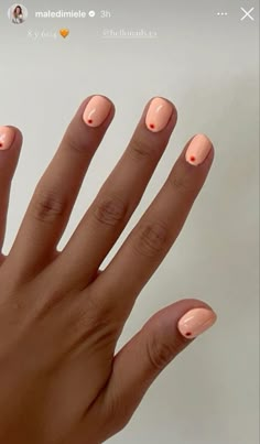 No Tip Nails, August Nails, Subtle Nails, Nails Now, Simple Gel Nails, Basic Nails, Fire Nails