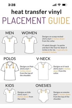 the different types of t - shirts for men and women to wear on their body