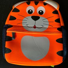 Children’s Tiger Backpack Orange Standard Backpack For School, Orange School Backpack, Wet Sloth, Avengers Backpack, Justice Bags, Pottery Barn Kids Backpack, Dinosaur Backpack, Cinch Sack, Green Backpacks