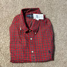 1st One Is Ralph Lauren Yellow Short Sleeve 2xlarge, Reg $39.97 2nd One Ralph Lauren Red/White/Blue Size 18 34/35 Reg $59.99 Ralph Lauren Red Button-up Top, Red Button-up Ralph Lauren Top, Fitted Red Ralph Lauren Tops, Red Fitted Ralph Lauren Tops, Ralph Lauren Plaid Button-up Top, Ralph Lauren Plaid Collared Tops, Ralph Lauren Collared Plaid Tops, Ralph Lauren Casual Fall Shirt, Ralph Lauren Red Crew Neck Top