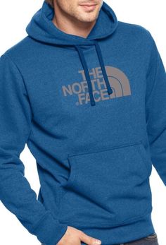 The North Face Men’s Half Dome Pullover Hoodie Designed with athletic inspired ribbing at the cuffs and hem, The North Face Half Dome Hoodie is a classic pullover for playing, working or relaxing in cooler weather that combines the comfort of cotton with a touch of polyester for increased durability and a better fit. Contrasting The North Face color logo is screen-printed on the chest. Size: Men’s XL Color: Snorkel Blue/Graphite (Logo) The North Face Style Number: AAZZACA-XL Features § Fabric: 80% Cotton/20% Polyester Blend. § Soft and Comfortable Easy Care. § Hood with Drawstring Closure. § The North Face Screen Printed Logo on Chest for Signature Style. § Kangaroo Pocket. § 1x1 Ribbing at Cuffs and Hem. § Relaxed Fit. § The North Face Red Woven Label at Left Rear. § Care: Machine wash. H Snorkel Blue, Face Style, North Face Hoodie, Color Logo, Face Men, Woven Label, Cooler Weather, North Face Mens, Half Dome