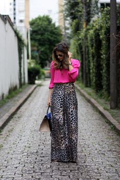 Beautiful pants Looks Pinterest, Leopard Fashion, Pink Leopard, Mode Inspiration