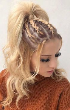 Best Braided Hairstyles, Hairstyle Braid, Braided Hairstyles Ideas, Braid Ponytail, Hairstyles Videos, Braided Hairstyle, Cool Braid Hairstyles, Awesome Hair, Classic Hairstyles