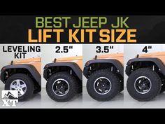 Jeep Wrangler JK Leveling Kit vs 2.5" vs 3.5" vs 4" - How To Select The Best Jeep Lift Kit - YouTube Modificaciones Jeep Xj, Aksesoris Jeep, Best Jeep, Auto Jeep, Jeep Wrangler Lifted, Jeep Gear, Jeep Jku, Tj Wrangler, Custom Jeep Wrangler