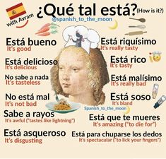 a poster with the words in spanish and an image of a woman's face