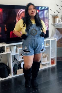 Easy, Cute + Cheap DIY Despicable Me Minion Halloween Costume Idea | Lynn Mumbing Mejia