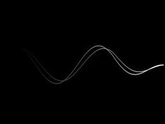 an abstract wave on a black background