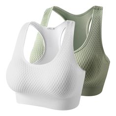 PRICES MAY VARY. 【Warm Tip】This Padded compression sports bra is made of double layers, offer tight fitting support.We recommend one size up if you like a more comfortable feelings. The materials is 92%Nylon 8%Spandex use the seamless technology knitted the fabric which is super soft, thick and four-way stretch, ideal for med-high impact workout activities 【Features】Pull on closure Racerback workout sports bra with a scoop neckline and light removable pads, widen waistband underneath the breast Honeycomb Structure, Workout Bra, Running Yoga, Seamless Sports Bra, Lounge Lingerie, Padded Sports Bra, Yoga Gym, Everyday Bra, Seamless Bra