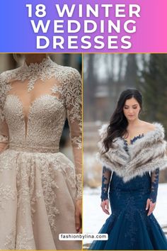 Achieve a timeless, romantic look with these 18 winter wedding dresses. Perfect for a winter wonderland setting, each gown brings elegance and charm. Funny Dresses, Ideal Body