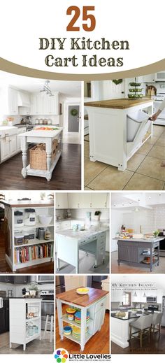 the 25 diy kitchen cart ideas are great for organizing and decorating your home