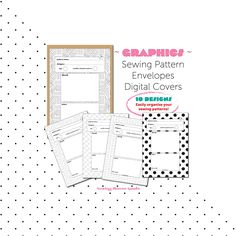 the graphic book cover is shown with black and white polka dots on it, including an envelope