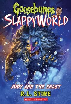 the book cover for gooseling slappy world by r l stine with an image of