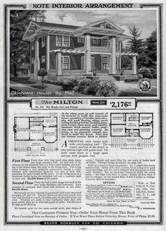 an old house is featured in the catalog